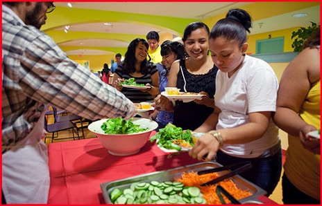 Lunch at Next Step Public Charter School