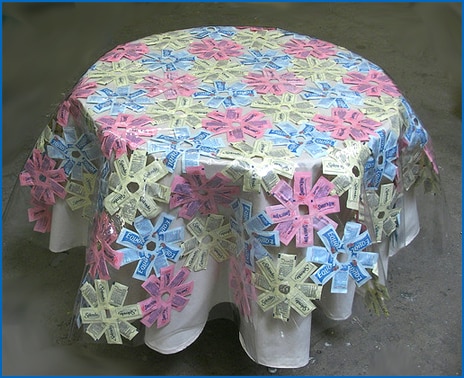 Artificial Sweetener Packet Tablecloth
