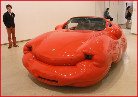 fat cars convertible car clothes flickr obesity erwin wurm