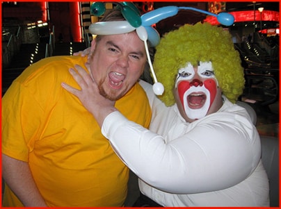 Fat, Handicapped Clown