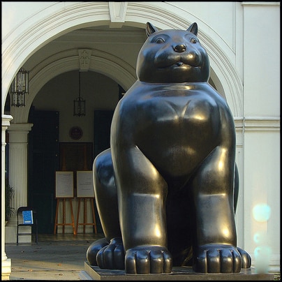 Fernando Botero's Cat