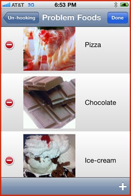 iPhone problem foods