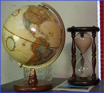 Globe and Hourglass