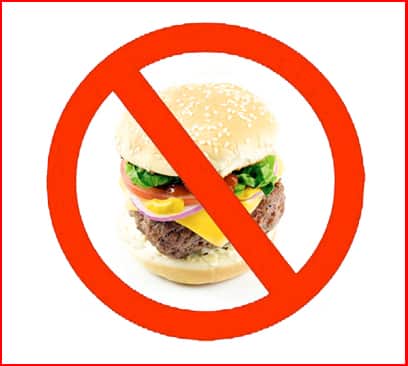 No cheeseburger