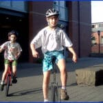 Unicycling at Lewis & Clark