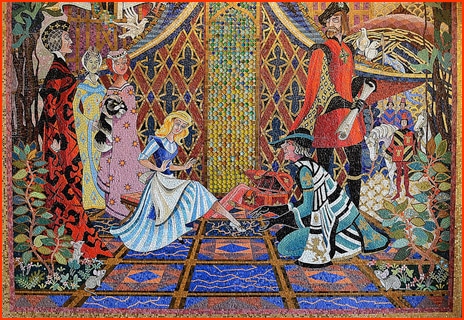 cinderella castle mural