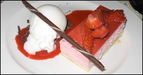 Bavarois a la fraise