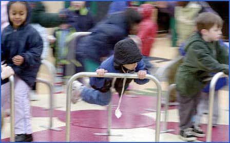 Kids playing at Edwin Pratt Park, 2002