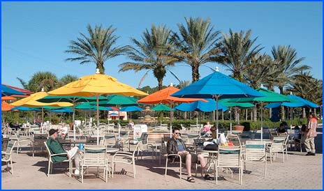 Food Patio at Walt Disney World