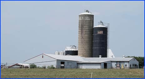 Farm Silos at Cherry Crest Adventure Farm