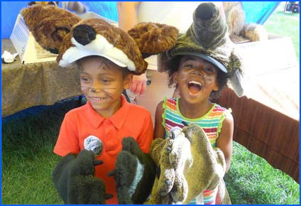 Kids playing dress-up