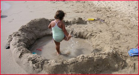 Kid Playing in the water