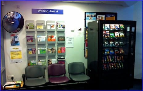 Scottish health centre waiting area, June 2012