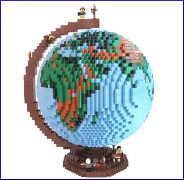 LEGO globe