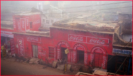 Coca Cola building in India