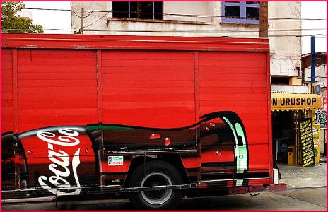 Coca-Cola truck