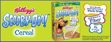 [Kellogg's Scooby-Doo cereal ad]