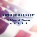 54059816 - martin luther king day text on usa flag background