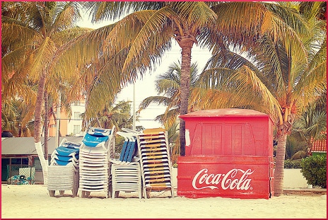 coca-cola-containers-beach-mexico