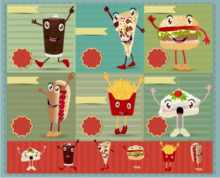 fast-food-cartoon-characters