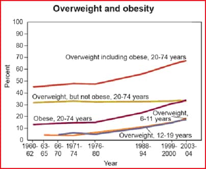 Overweight and Obesity Graph