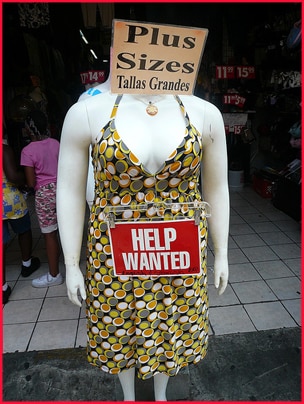 Plus size mannekin