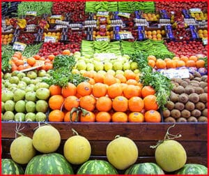 fruit & vegetable basket