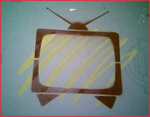 Television stencil