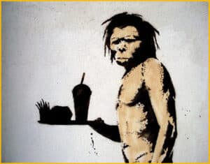 Banksy's Caveman