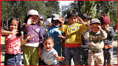 Happy Children Playing Kids