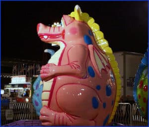 Obese dragon ride