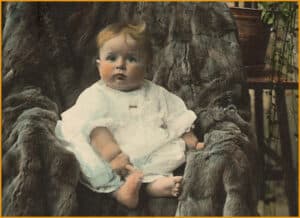 Vintage Baby Portrait
